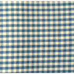 Tessuto Quadretti - Punto Suisse - Altezza 180 cm  - Celeste