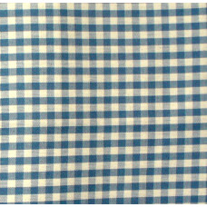 Tessuto Quadretti - Punto Suisse - Altezza 180 cm  - Celeste