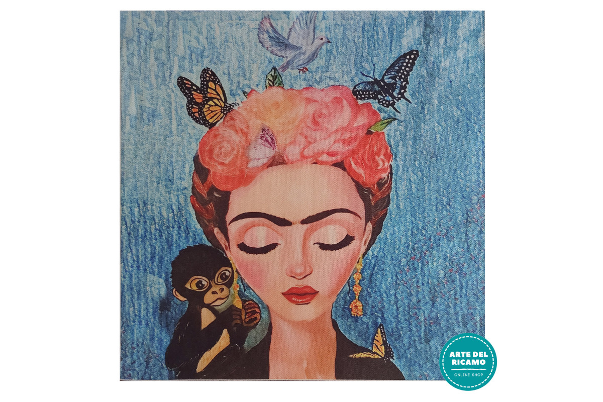 Gobelin Fabric - Frida Kahlo Panel - Var. 01 Gobelin Fabric - Frida Kahlo Panel - Var. 01