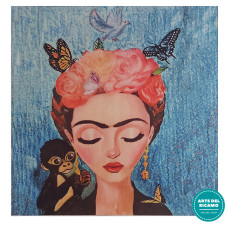 Tela Gobelin - Panel Frida Kahlo - Var. 01