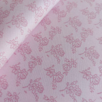 Tessuto in Cotone Rosa con Piccole Roselline Tessuto in Cotone Rosa con Piccole Roselline