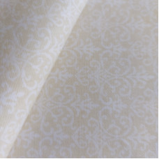 Cream Cotton Fabric - Arabesque Cream Cotton Fabric - Arabesque