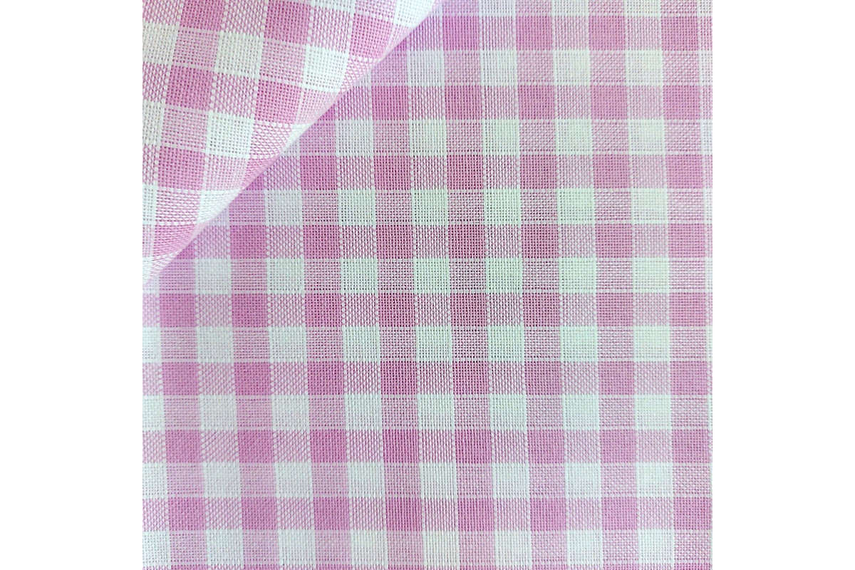 Rustichella Checkered Fabric 1x1 cm - Width 180 cm - Lilac Color 338 Rustichella Checkered Fabric 1x1 cm - Width 180 cm - Lilac Color 338