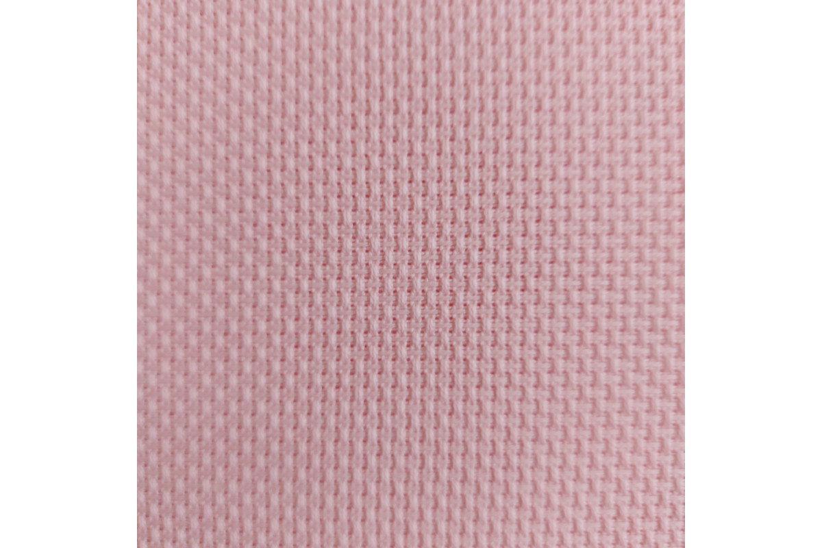 Aida Fabric Pure Cotton - Width 140 cm - Pink