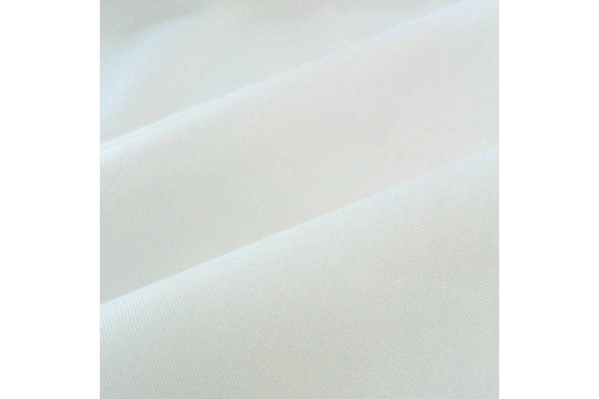Pelleovo Pure Cotton Fabric - Optical White - Height 3 meters