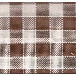 Rustichella Tejido a Cuadros 1x1 cm - Ancho 180 cm - Marrón Rustichella Tejido a Cuadros 1x1 cm - Ancho 180 cm - Marrón
