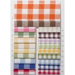 Rustichella Checkered Fabric 1x1 cm - Width 180 cm -  Lilac Color 338