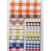 Rustichella Checkered Fabric 1x1 cm - Width 180 cm - Green 303