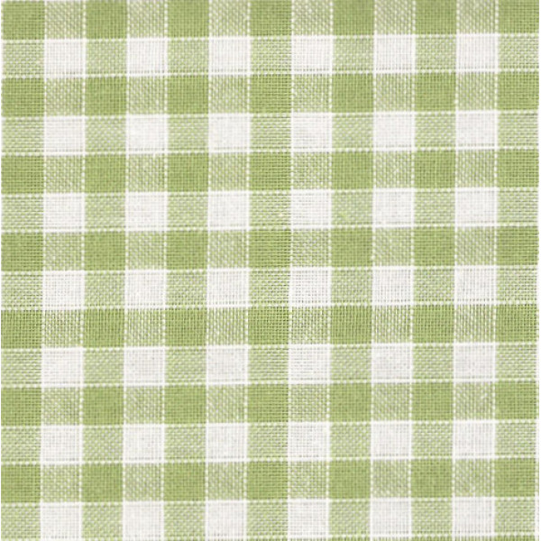 Rustichella Tejido a Cuadros 1x1 cm - Ancho 180 cm - Color 334 Verde Mela