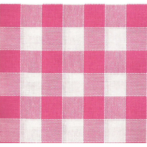 Rustichella Quadrettato 2x2 cm - Altezza 180 cm  - Colore Rosa Fragola