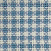 Tessuto Colonia  a Quadri Celeste - Taglio da 90x90 cm