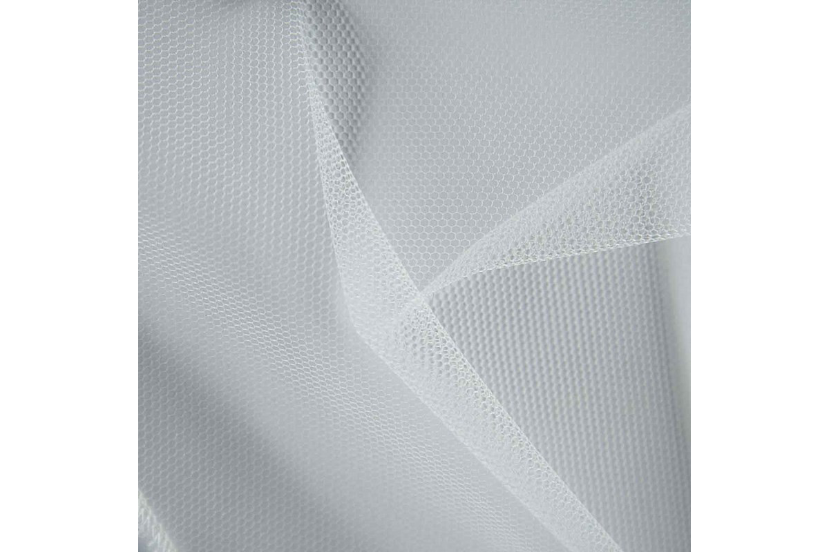 Tessuto Tulle Bianco - Altezza 300 cm