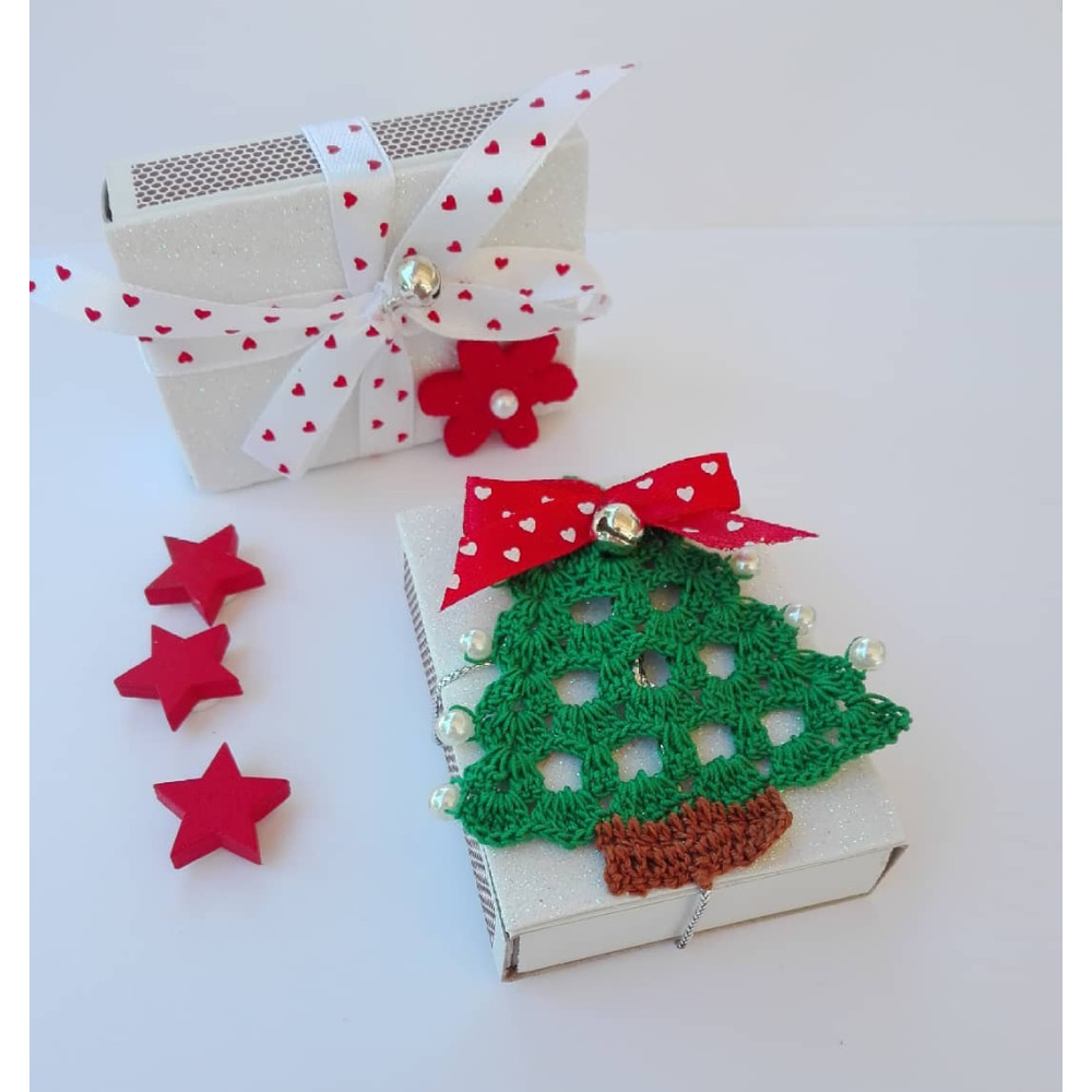 Christmas Matchbox - Crochet Christmas Tree