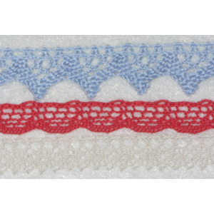 Pizzi E Merletti 4 PCS 10mm-50mm 2yards White Apparel Fabric Trim Cotton  Crocheted Lace Ribbon Handmade Accessories Merletto al Metro (Color : 04) :  : Casa e cucina